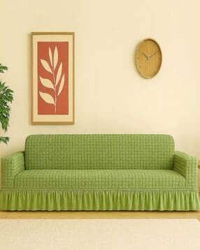 cortina eyelet curtain Stretch Bubble Sofa Slipcover -picture-14