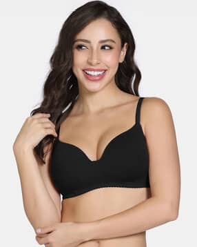 zivame Padded Non-Wired 3/4Th Coverage T-Shirt Bra-picture-17