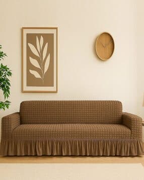 cortina eyelet curtain Stretch Bubble Sofa Slipcover -picture-30
