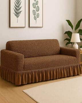 cortina eyelet curtain Stretch Bubble Sofa Slipcover -picture-21
