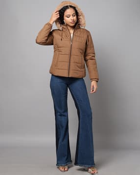 fort collins Women Quilted Regular Fit Parka Jacket-picture-17