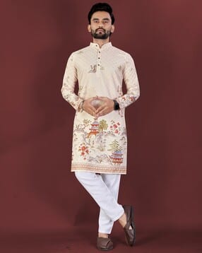 charlotte gracious Men Printed Kurta -picture-30