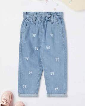 Embroidered Slim Fit Jeans