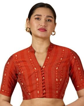 Women Front Open Blouse-image-21
