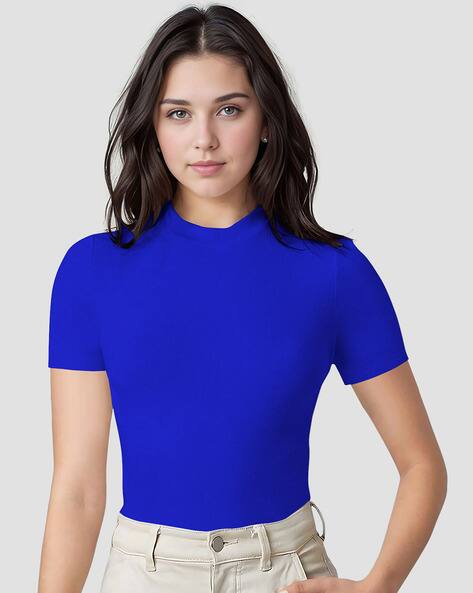 DREAM BEAUTY FASHION Women Fitted Round-Neck Top