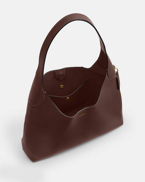 Buy Coach Brooklyn 34 Shoulder Bag | Brown Color Women | AJIO LUXE