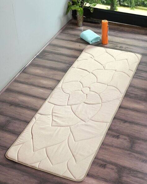 Saral Home Floral Antiskid Yoga Mat 6' x 2'