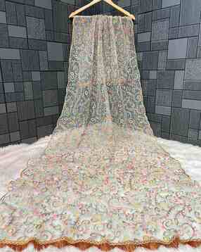 kasturi boutique Women Embroidered Net Dupatta-picture-51