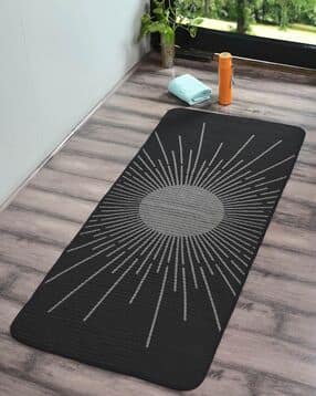 saral home Printed Antiskid Yoga Mat 6' x 3'-picture-39