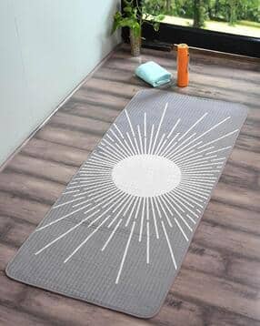saral home Printed Antiskid Yoga Mat 6' x 3'-picture-53