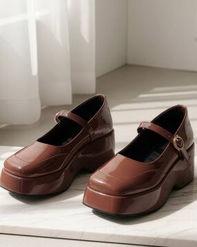 Women Mid Platform Heeled Shoes-image-24