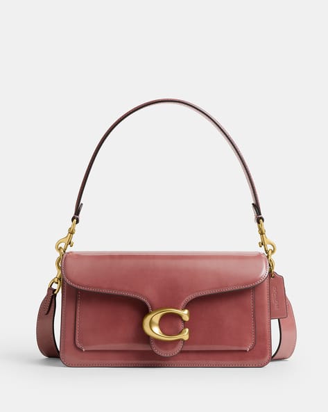 Buy Coach Spazzolato Leather Tabby 26 Shoulder Bag | Olive Green