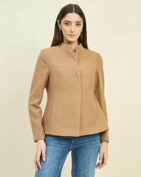 madame Women Regular Fit Trench Coat-picture-41