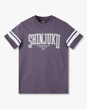 Boys Shinjuku Print Regular Fit Round-Neck T-Shirt