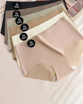 samvar Women Pack of 5 Seamless Briefs with Full Coverage-picture-35