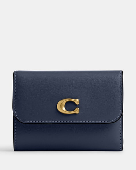 Buy Coach Essential Leather Tri-Fold Wa Online | Ajio.com
