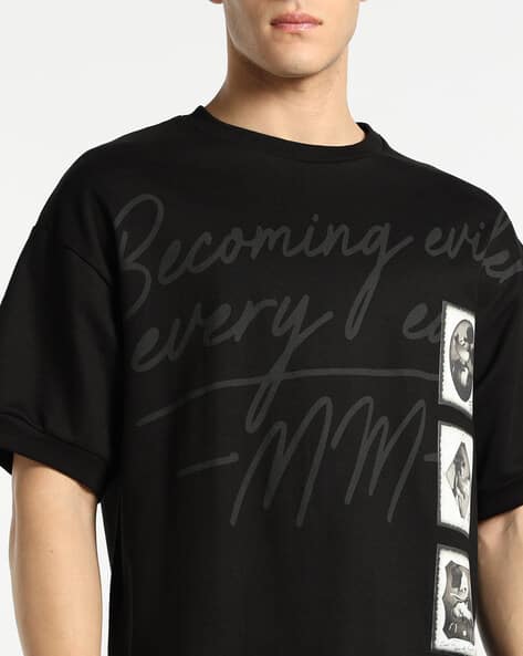 Buy Altheory by AZORTE Mickey Mouse Applique Oversiz Online