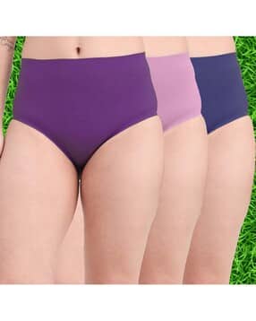 gialon Women Pack of 3 Hipster Panties-picture-4