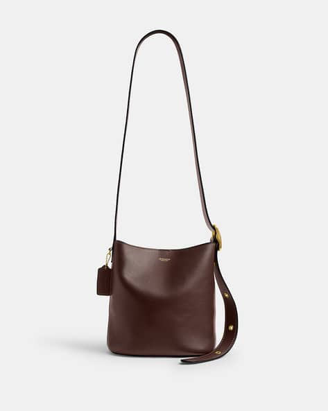 Buy Coach Bleecker Bucket Bag 21 | Black Color Women | AJIO LUXE