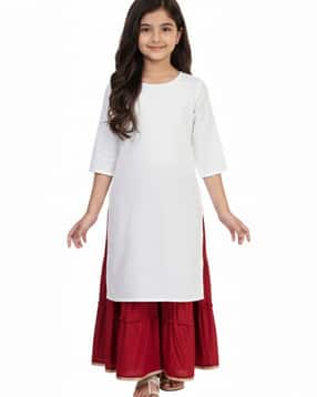 aarika girls ethnic Women Straight Kurta-picture-27