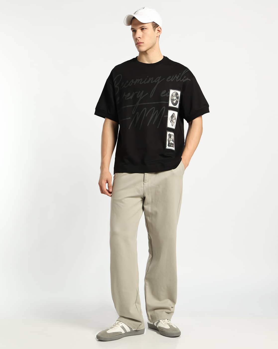 Buy Altheory by AZORTE Mickey Mouse Applique Oversiz Online