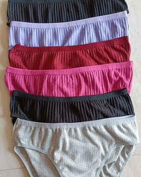 Women Pack Of 6 High-Rise Cotton Briefs-image-21