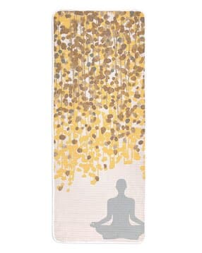 saral home Printed Antiskid Yoga Mat 6' x 3'-picture-39