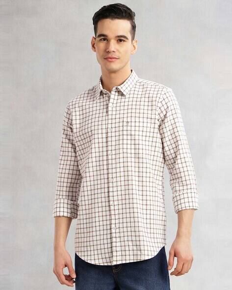 THOMAS SCOTT Men Checked Regular Fit Shirt