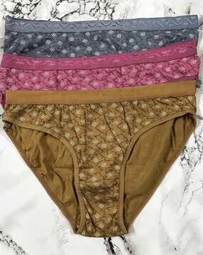 samvar Women Pack of 3 Printed Full-Coverage Briefs-picture-3