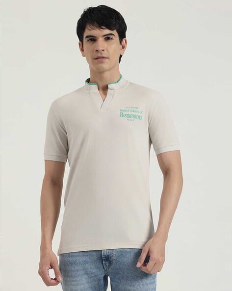 UNITED COLORS OF BENETTON Men Regular Fit T-shirt