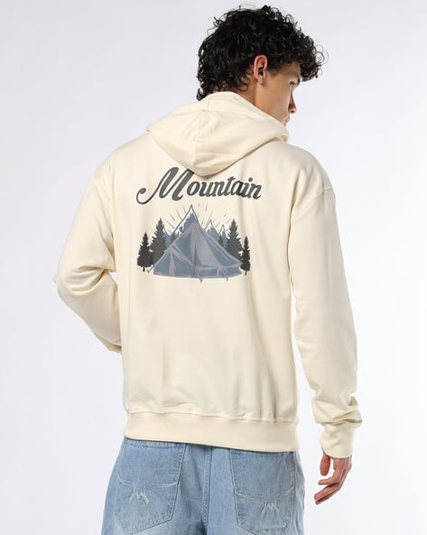 Buda Jeans Co Men Graphic Print Oversized Fit Hoodie