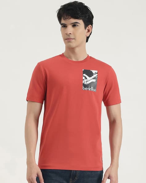 UNITED COLORS OF BENETTON Men Graphic Boxy Fit T-shirt