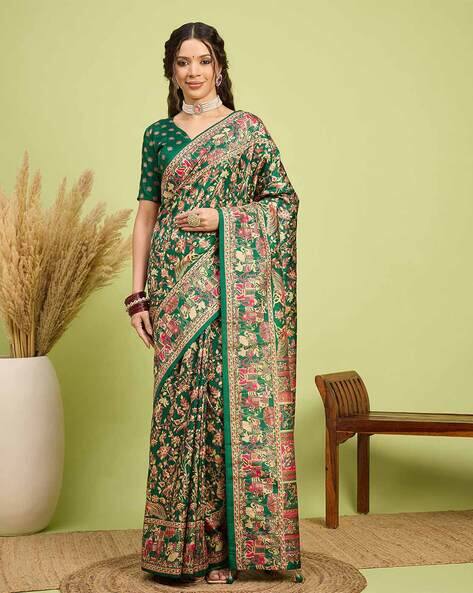 Saree mall Floral Ethnic Wear Traditional Saree