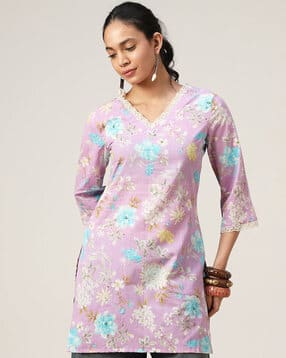 gulmohar jaipur Cotton Printed Straight Top-picture-33
