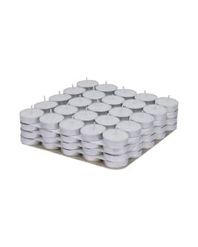 afast Pack of 100 Unscented Tea Light Candles-picture-52