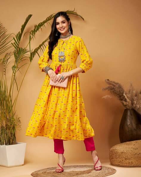 SHAE BY SASSAFRAS Women Floral Anarkali Kurta