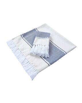 saral home Cotton Bath & Hand Towel Towel Sets 59" x 30" -picture-50
