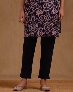 soch Women Relaxed Fit Flat-Front Pants-picture-53