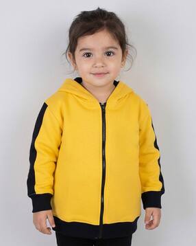 j & jp Girls Colour-Block Regular Fit Hoodie -picture-12