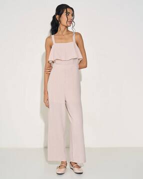 honey by pantaloons Women Regular Fit Square-Neck Jumpsuit-picture-34