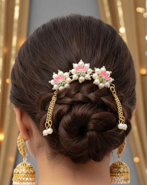 Fabula Women Lotus Hair Pin