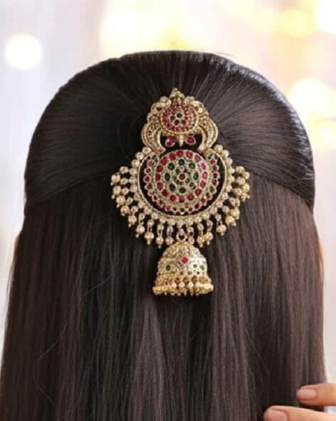 Fabula Women Hair Pin with Stone Beads