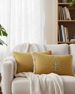 anwyn Set of 2 Embroidered Rectangular-Shaped Cushion Covers-picture-40