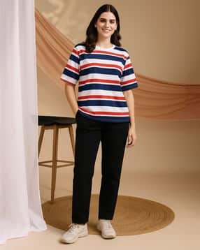 revangi Women Striped 2-Piece Co-Ord Set-picture-49