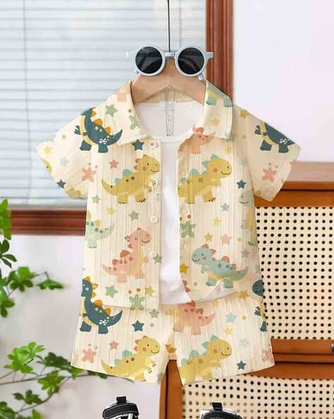 SURATSUIT Boys Graphic Print Suit Set