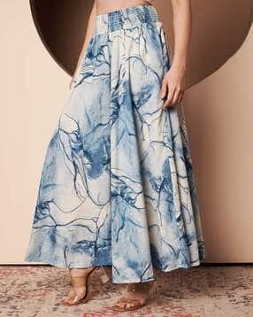 Women Printed Flared Palazzos