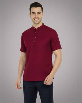 vida loca Men Slim Fit Short Kurta-picture-15