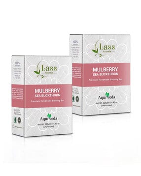 Women Pack of 2 Mulberry & Sea-Buckthorn Bath Soaps