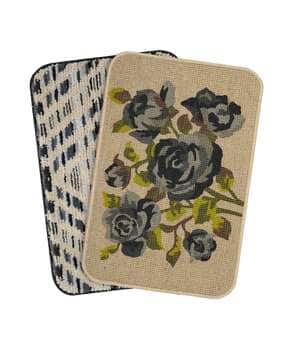 saral home  Microfiber Bathmat & Jute Doormat Set -picture-43