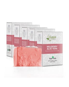 Women Pack of 5 Mulberry & Aloe Vera Soaps